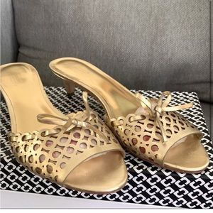 Coach Gold Sandals